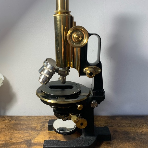 Early 1900's Compound Microscope With Box Key by R. Winkel, Göttingen, Nr. 95977 - Picture 9 of 10